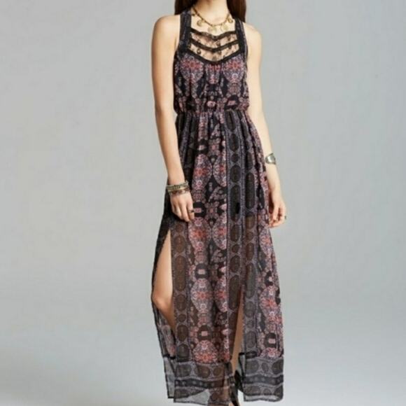 Free People Midnight Dance Moroccan Maxi Dress - Picture 8 of 9